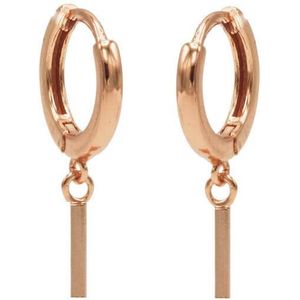 Karma Oorringen Hinged Hoops Square Tube Rosé