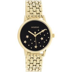 OOZOO Timepieces Horloge Goud/Zwart | C11029