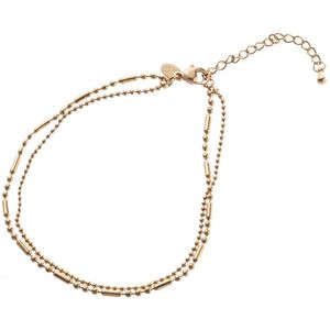 Day&Eve Armband Dots & Line | Goud