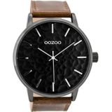 OOZOO Timepieces Horloge Bruin/Zwart | C9443