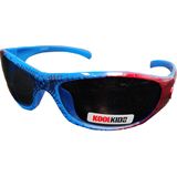 Kool-KidZ Wayfarer Kinder Zonnebril Spider Rood/Blauw