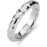Melano Twisted Ring Tova Zilver | Maat 60