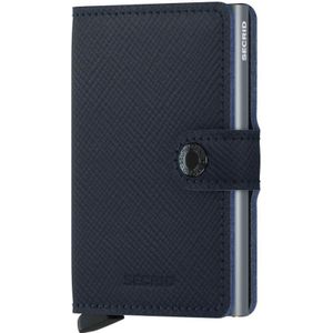 Secrid Mini Wallet Portemonnee Saffiano Navy