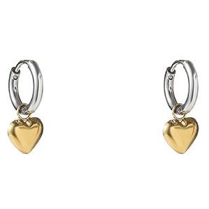 Day&Eve Creolen Heart Hoop Bicolor