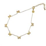 Day&Eve Enkelbandje Butterfly | Goud