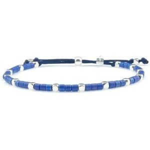 Qoss Kralen Armband Boukje Donkerblauw