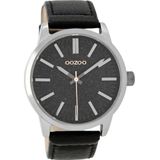 OOZOO Timepieces Horloge Zwart/Titanium | C9069