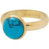 iXXXi Vulring Blue Turquoise Stone Goud | Maat 21