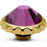 Melano Vivid Cap Steentje Fuchsia Goud