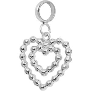 iXXXi Connect Bedel Double Heart | Zilver