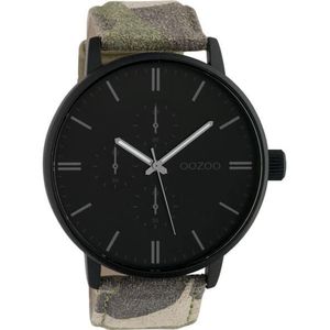 OOZOO Timepieces Horloge Camouflage/Zwart | C10312