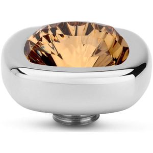 Melano - Vivid Quadrate - Steentje - Light Colorado Topaz - 12 mm