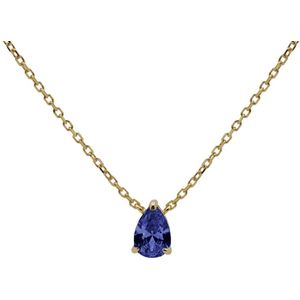 Karma Ketting Julia Sapphire Blue Goud