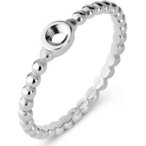 Melano Twisted Ring Tiem Zilver