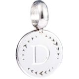 Go Dutch Label Letter D Kettinghanger Zilver