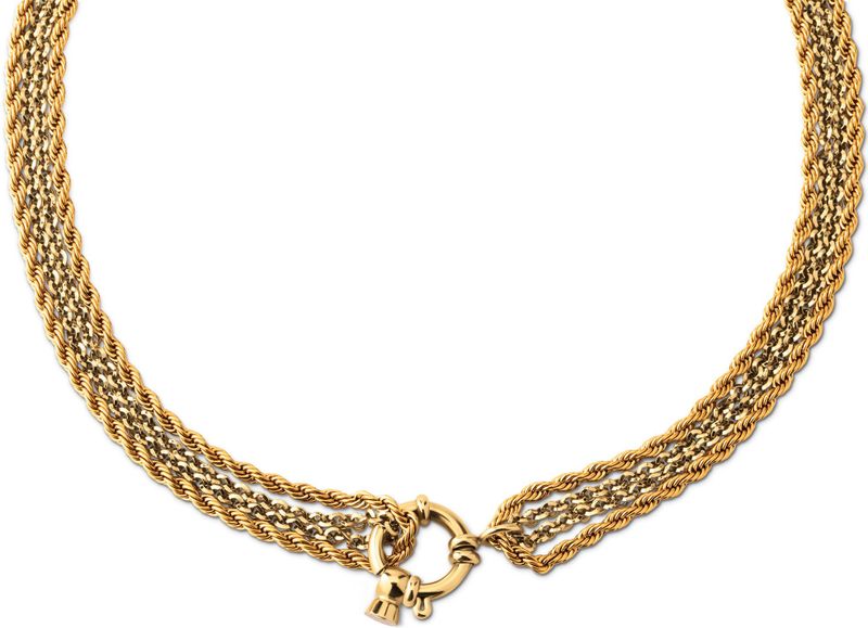 Melano - Friends - Ketting - Goud - Inclusief Twisted Hanger