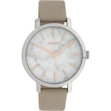 OOZOO Timepieces Horloge Taupe/Wit | C10112