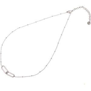 Go Dutch Label Ketting met 2 Schakels Zilver
