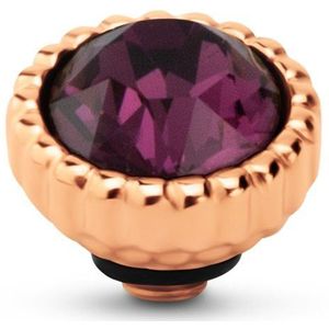 Melano Twisted Bali Petite Steentje Amethyst | Rosé