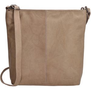 Beagles Leather Schoudertas Santa Lucia Taupe