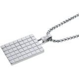 AZE Jewels Ketting Necklace Square Indentity