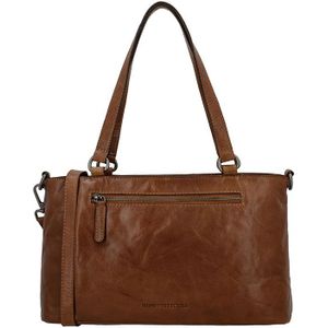 Hide & Stitches Handtas/Schoudertas 3 Vaks Westland Cognac