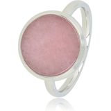 My Bendel Vita Ronde Ring Roze Rhodeniet Zilver