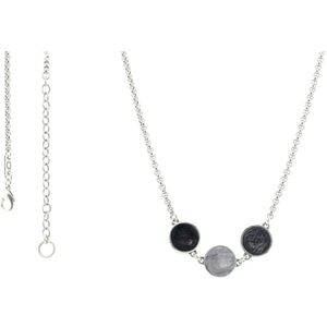 Qoss Ketting Ellie 42 cm Grijs