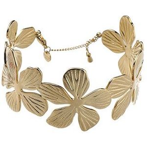 Day&Eve Armband Big Flowers Bangle | Goud