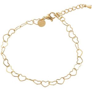 Day&Eve Armband Heart Chain Goud