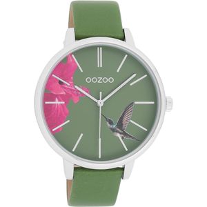 OOZOO Timepieces Horloge Bird Groen | C11065