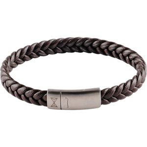 AZE Jewels Armband Junior Single Flat String Brown