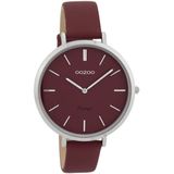 OOZOO Timepieces Horloge Vintage Burgundy | C9807