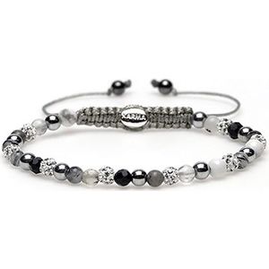 Karma Armband Spiral Pachanga White Crystal