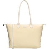 Charm London Handtas / Schoudertas Buckingham Mono 15'' Cream