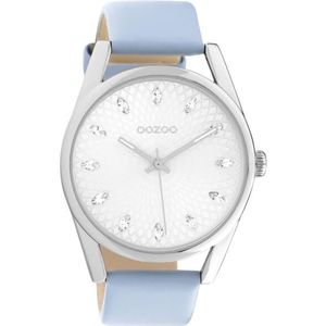 OOZOO Timepieces Horloge Blauw/Zilver | C10815