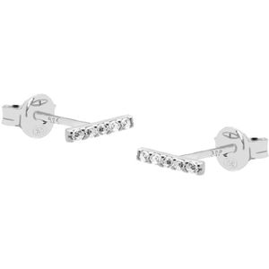 Karma Oorbellen Zirconia Diana | Zilver
