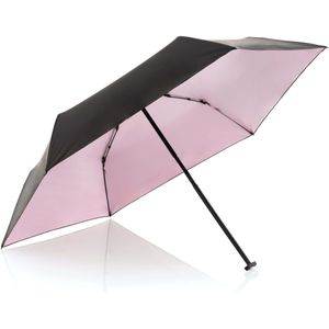 Knirps Paraplu Ultra Light Slim Black with Rosé