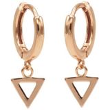 Karma Oorringen Hoops Open Triangle Rosé