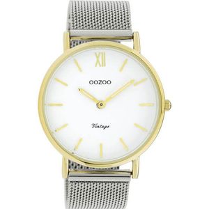 OOZOO Timepieces Horloge Vintage Puur Wit | C20116