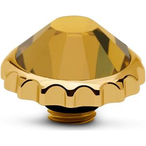 Melano Vivid Cap Steentje Topaz Goud
