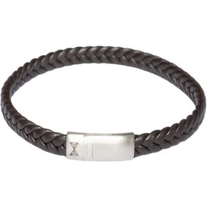 AZE Jewels Armband Single Flat String Brown