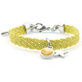 Qoss Junior Armband Bente Geel Mimosa