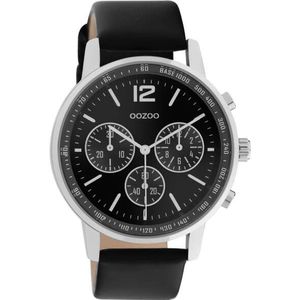 OOZOO Timepieces Horloge Zwart/Zilver | C10813