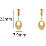 Day&Eve Oorbellen Drop Stud | Goud