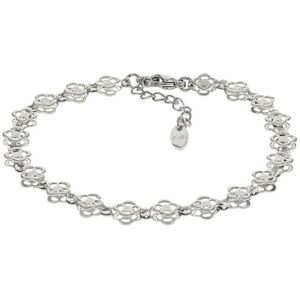 Kalli Schakel Armband Klaver Zilver | 2574