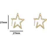 Day&Eve Oorbellen Fine Star Hoop | Goud