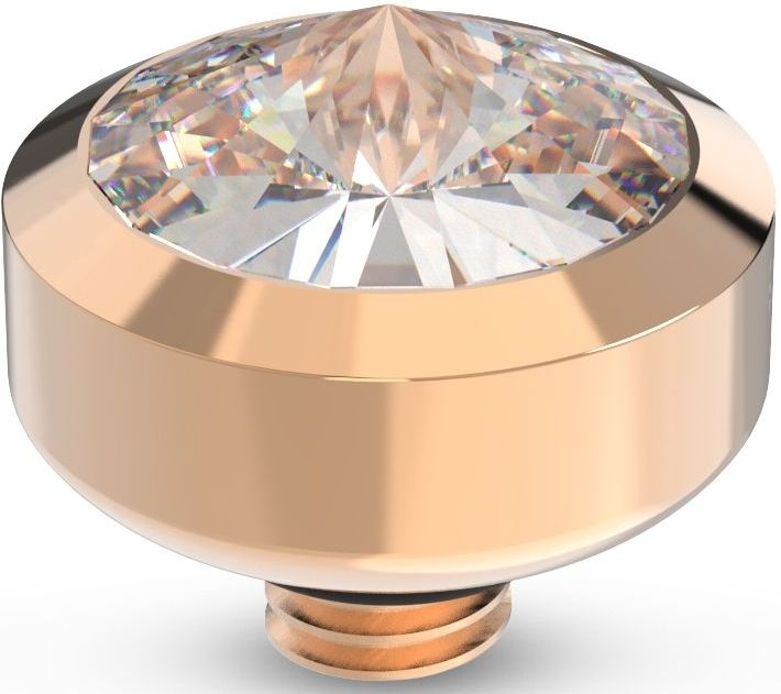 Melano - Twisted - Steentje - Crystal Rosé - Diameter 6 mm