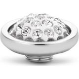 Melano - Vivid Shiny - Steentje - Zilver - 10 mm - Ingelegd met Crystal Zirconia