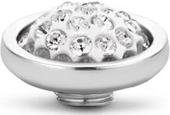 Melano - Vivid Shiny - Steentje - Zilver - 10 mm - Ingelegd met Crystal Zirconia